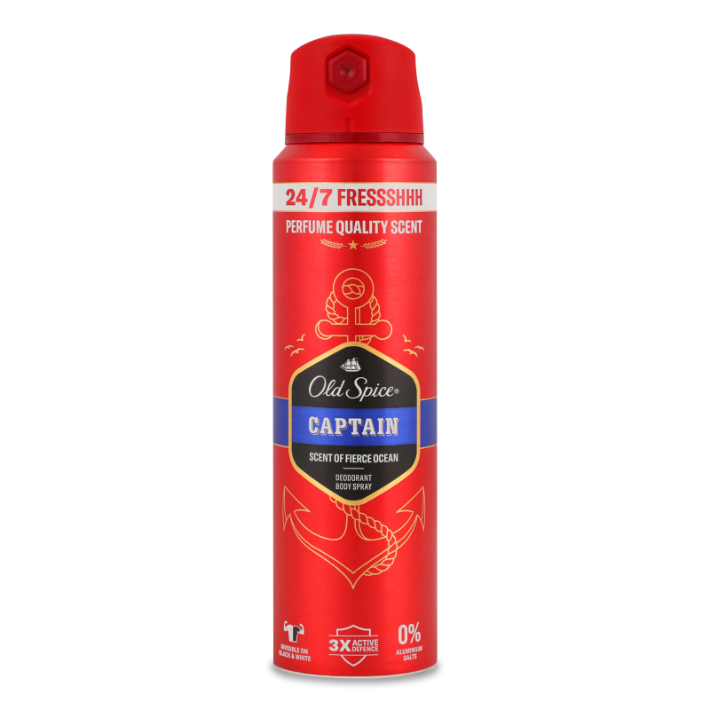 Дезодорант Кептен спрей 150мл Old Spice