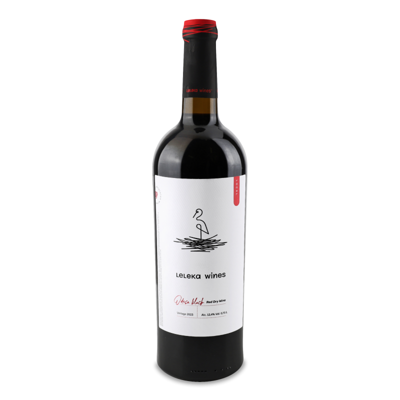 Вино Odesa Black червоне сухе 12% 0,75л Leleka Wines