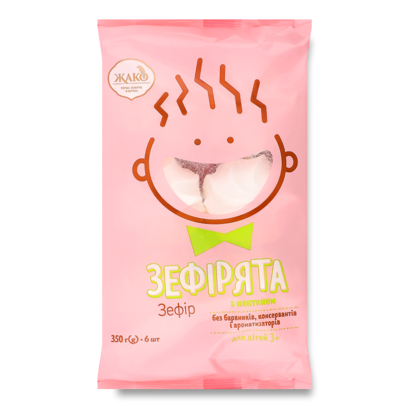 Зефір Зефiрята з пектином 350г Жако
