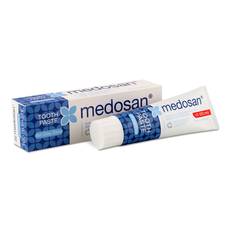 Паста зубна All-Day Care д/комплексного щоденного захисту 75мл Medosan