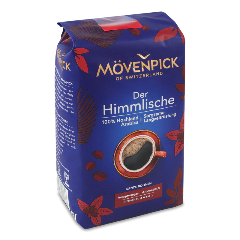 Кава Der Himmlische в зернах смажена 500г м/у Movenpick