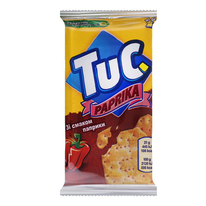 Крекер солоний Paprika Tuc м/у