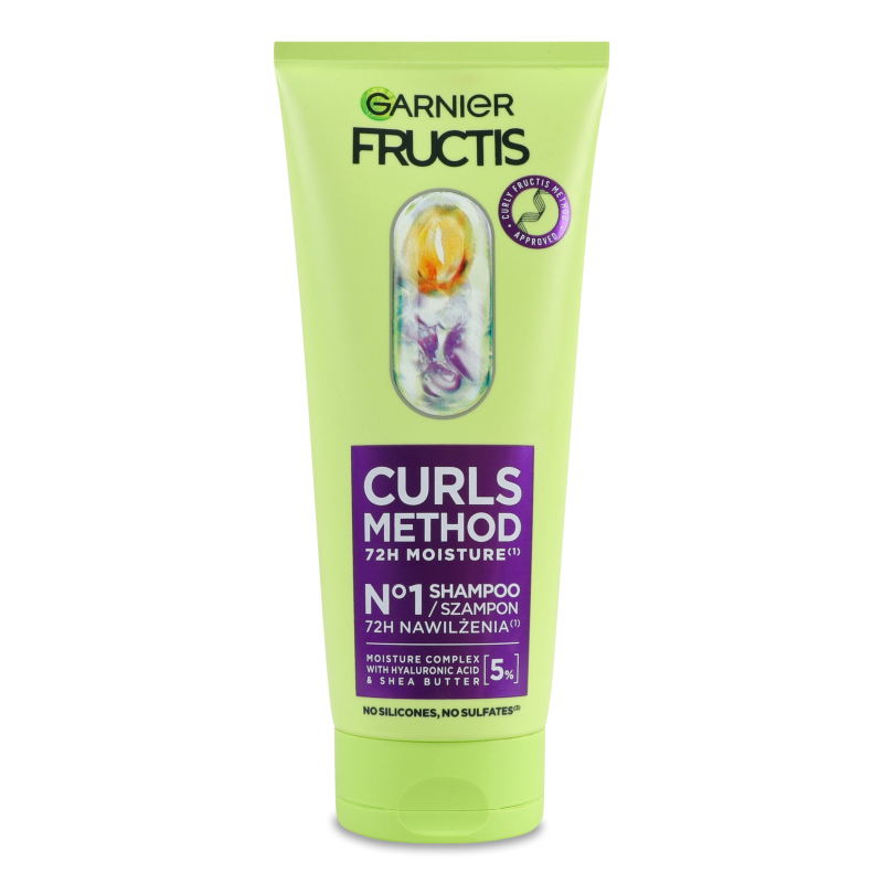Шампунь Fructis Кучерявий Метод д/зволоження хвилястого та кучерявого волосся 200мл Garnier