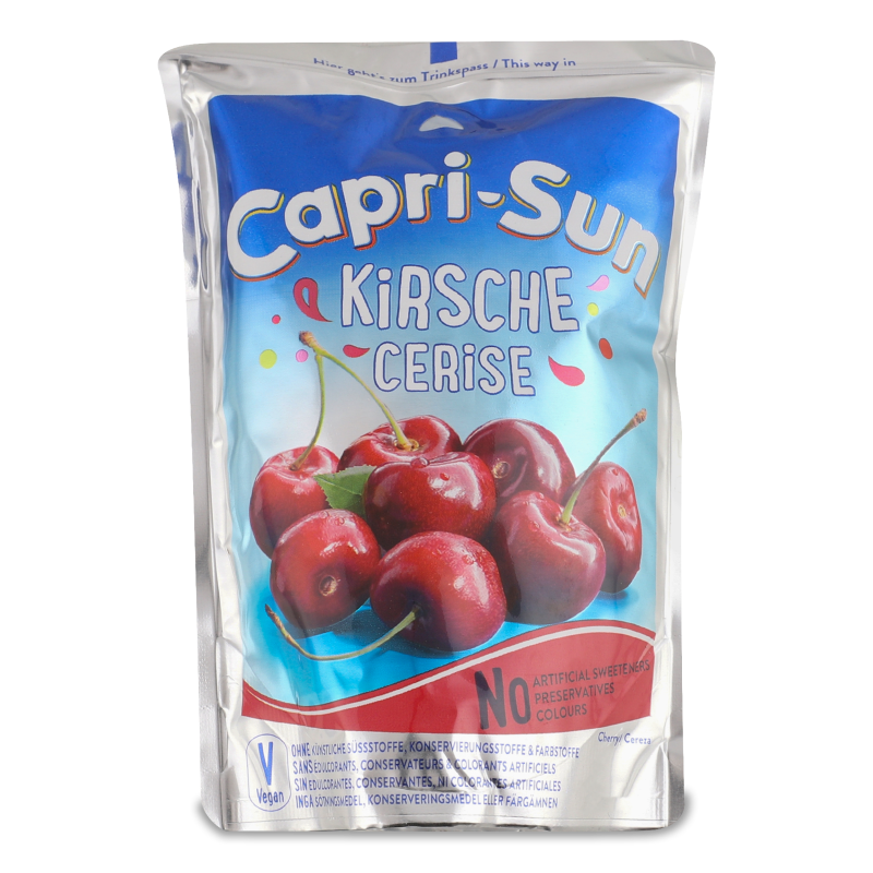 Напій соковмісний Вишня 200мл Capri-Sun