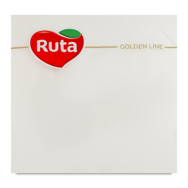 Серветки білі 33*33см 3 шари 20шт Ruta