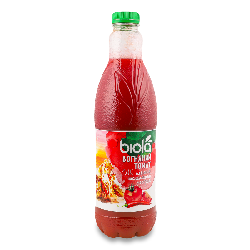 Нектар Вогняний томат гострий 1л пет Біола