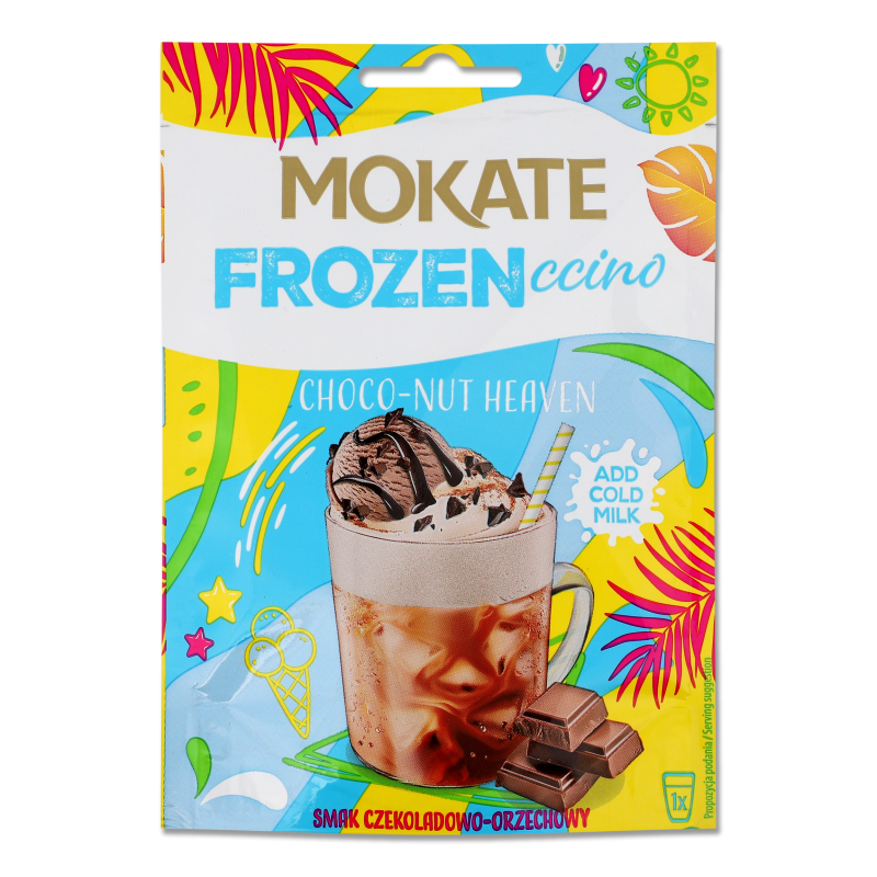 Напій кавовий з смаком горіха та шоколада 25г Mokate