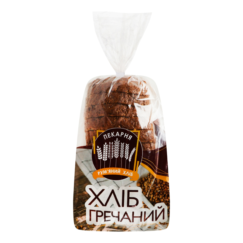 Хліб Гречаний Рум'яний хліб м/у