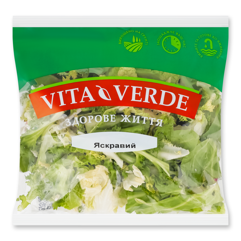 Салат Яскравий 120г Vita Verde