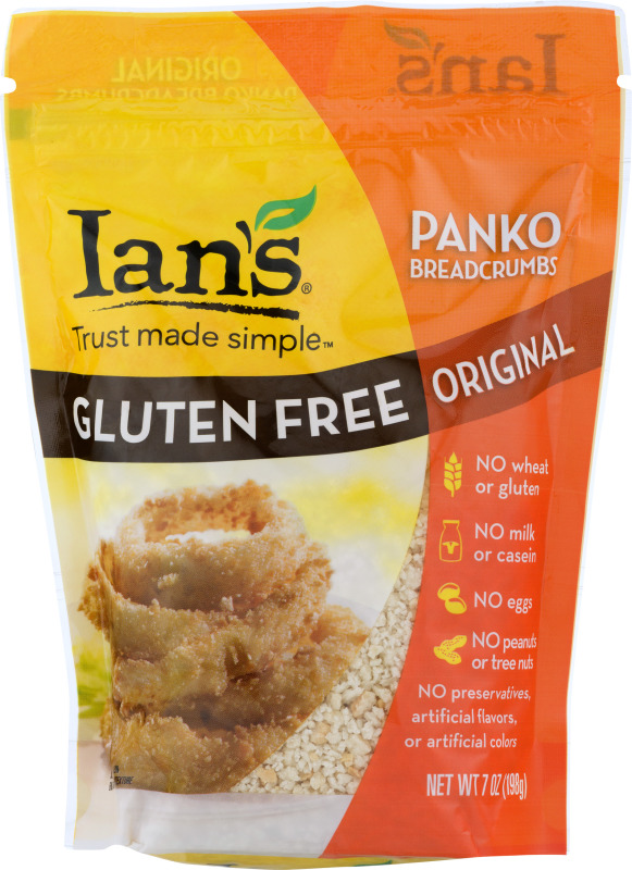 Ian's Gluten Free Panko Breadcrumbs Original Ian's(749512775500