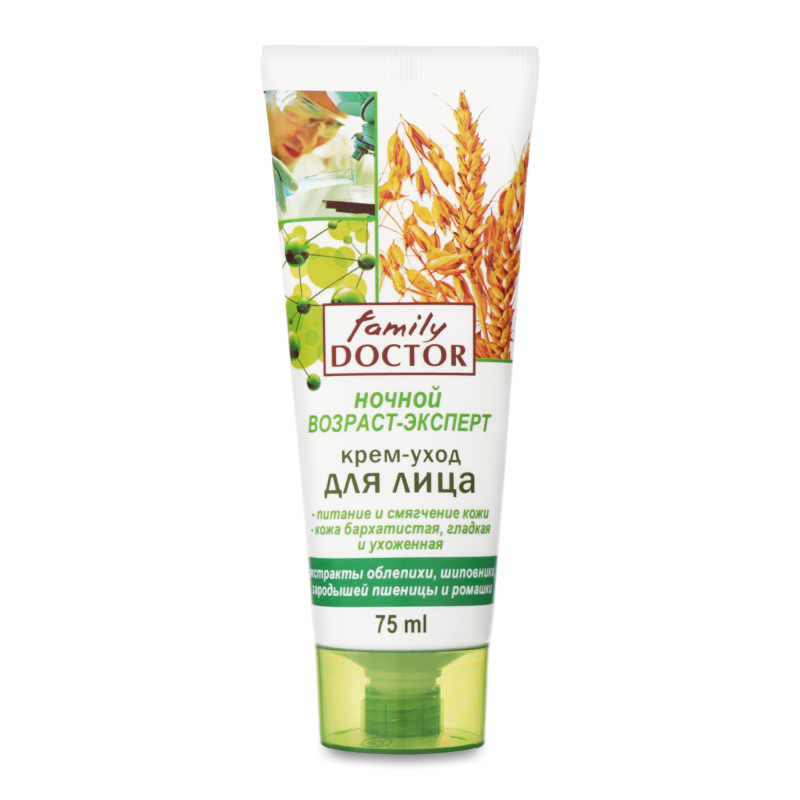 Крем-догляд д/обличчя Вік-Експерт нічний 75мл Family Doctor
