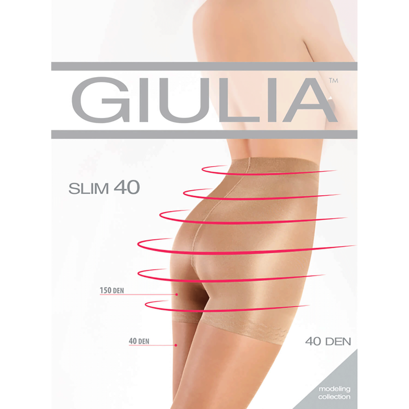 Колготи жіночі Слім капучино 40ден р.5 Giulia