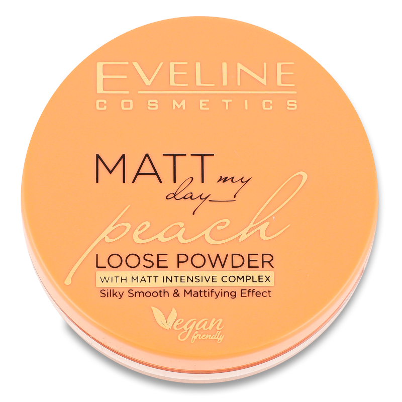 Пудра розгладжуюче-матуюча розсипна Матт Май Дей персик 6г Евелін