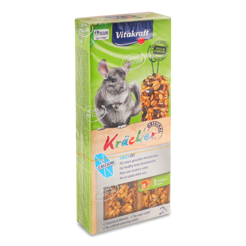 Ласощі д/шиншил Крекер з кальцієм 2шт Вітакрафт
