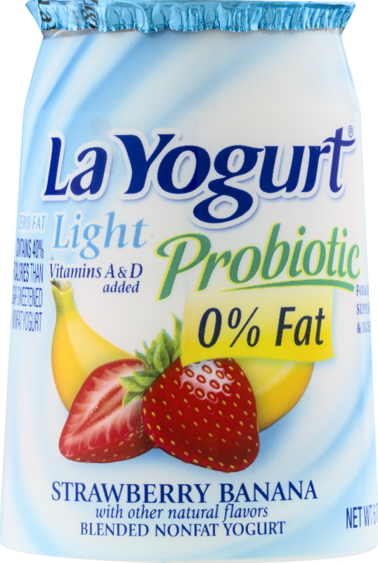 La Yogurt Probiotic Light Nonfat Yogurt Strawberry Banana La Yogurt(53600000567) customers