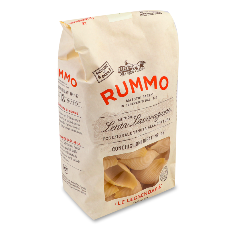 Паста Конкільоні Рігаті  №147 500г Руммо
