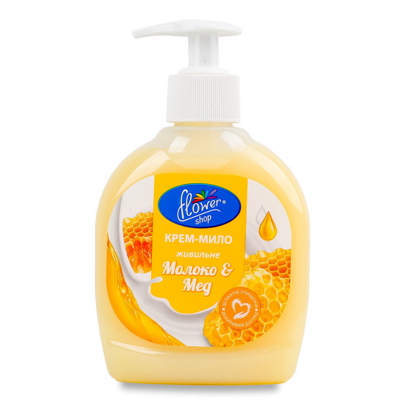 Крем-мило Молоко та мед 300мл Флауершоп