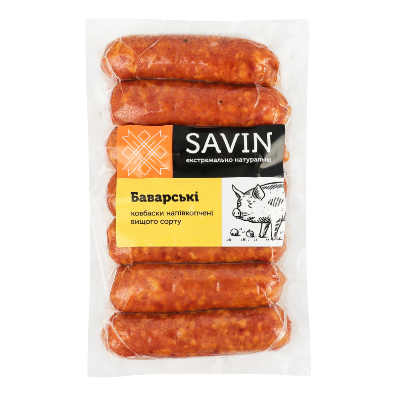 Ковбаски Баварські Savin Product н/к в/с кг