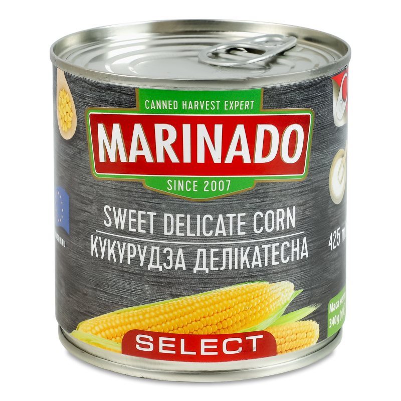 Кукурудза Select Делікатесна 425мл ж/б Marinado