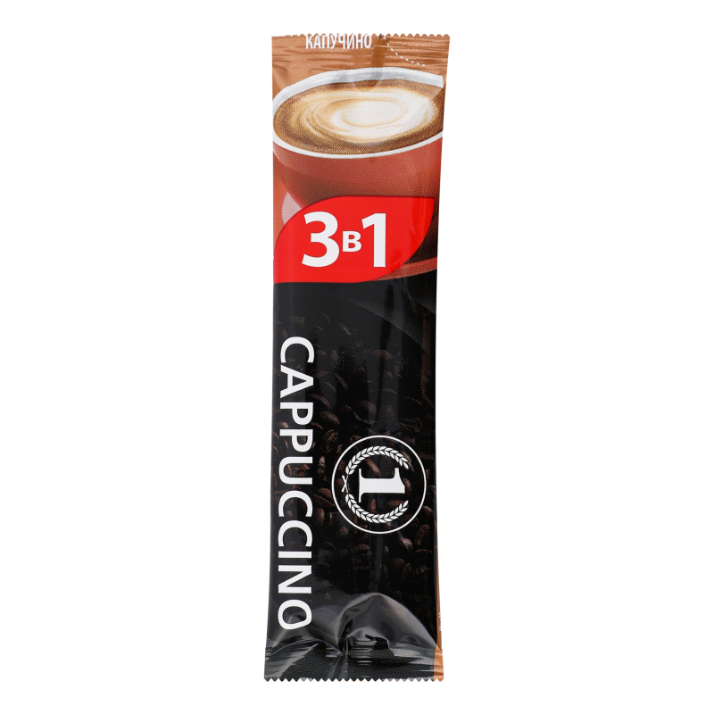 Напій кавовий розчинний 3в1 Сappuccino ТМ "1" м/у