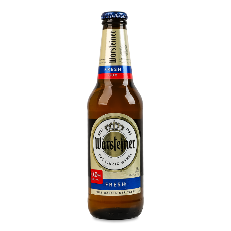 Пиво Premium Fresh безалкогольне 0,33л скло Warsteiner