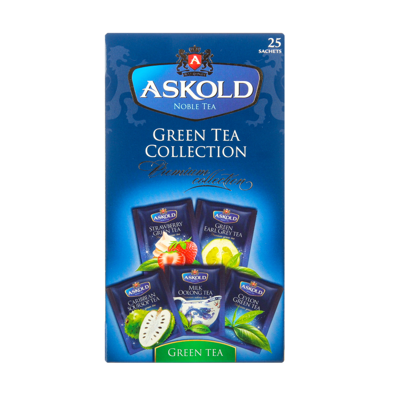 Чай Аскольд Green Tea Collection ф/п25*2г Askold(4820171913420): купить ...