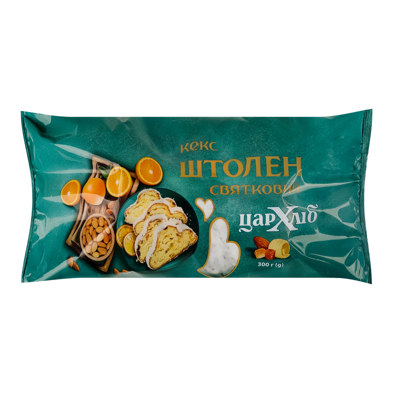 Кекс Штолен святковий Цар хліб м/у