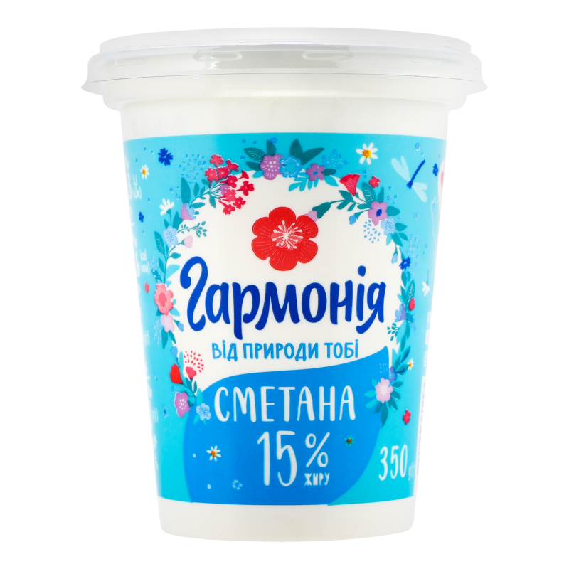 Сметана 15% Гармонія ст