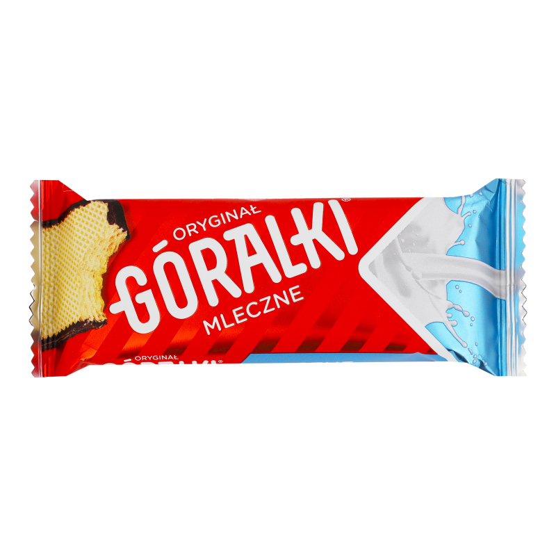Вафлі хрусткі в какао-покритті з молочно-вершковою начинкою Goralki м/у