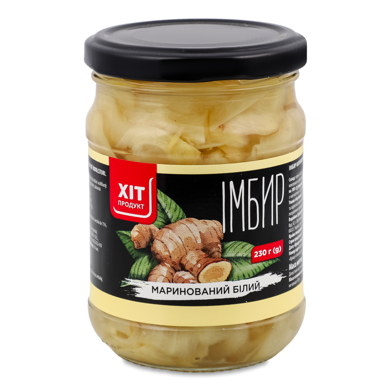 Імбир білий маринований 230г твіст/б Хіт Продукт