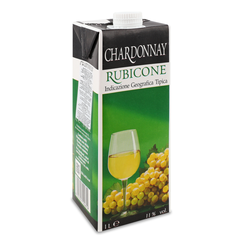 Вино Шардоне біле сухе 10-11% 1л т/п Терре Ді Кьеті