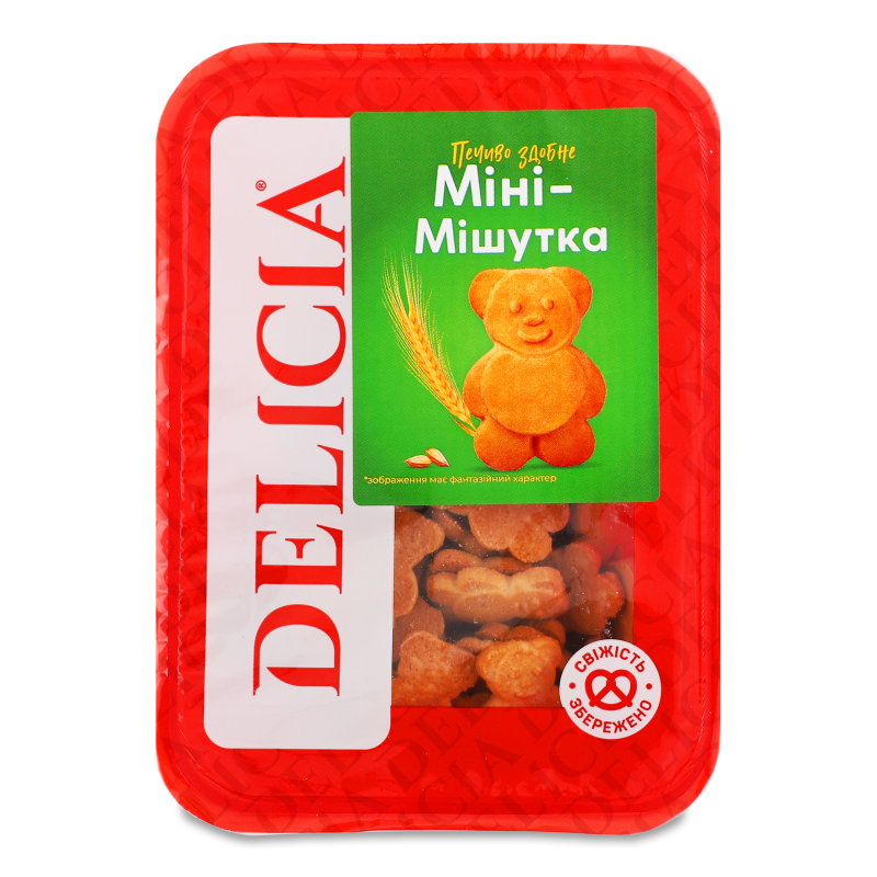 Печиво здобне Міні-Мішутка 250г корекс Delicia