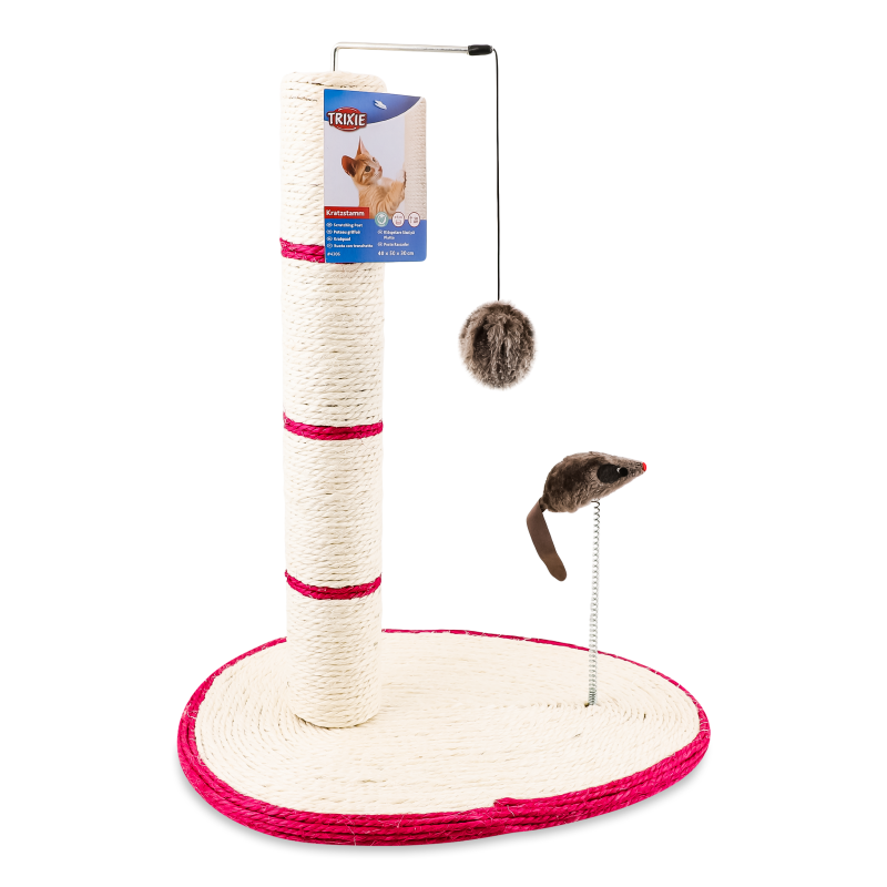 Дряпка-стовпчик д/котів з мишкою 50см Тріксі