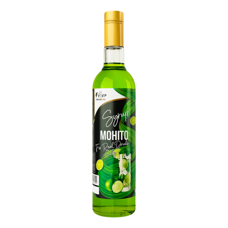 Сироп пастеризований прозорий на ароматизаторах Mohito Filler с/пл