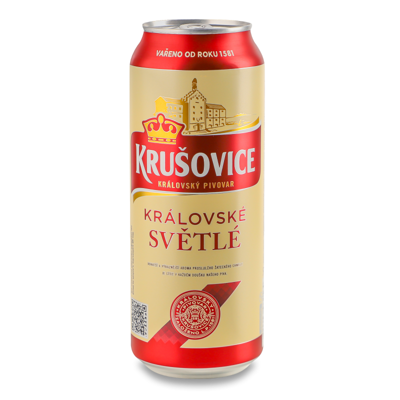 Пиво cвітле 4,2% 0,5л ж/б Krusovice