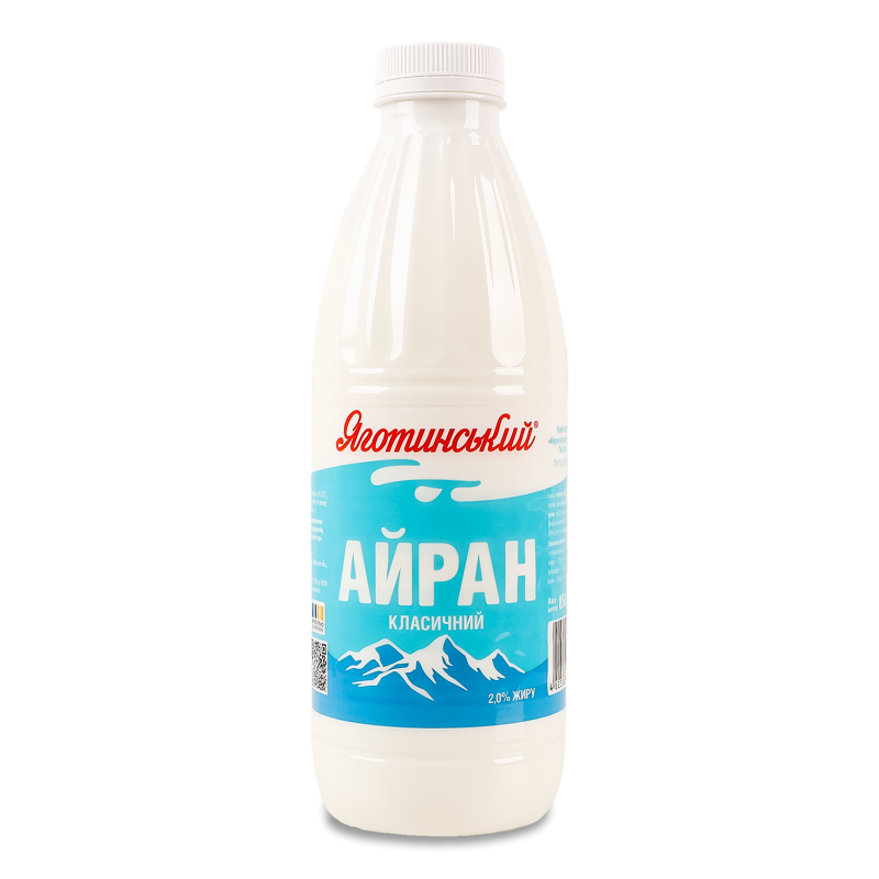 Напій кисломолочний Айран класичний 2% 850г пет Яготинський