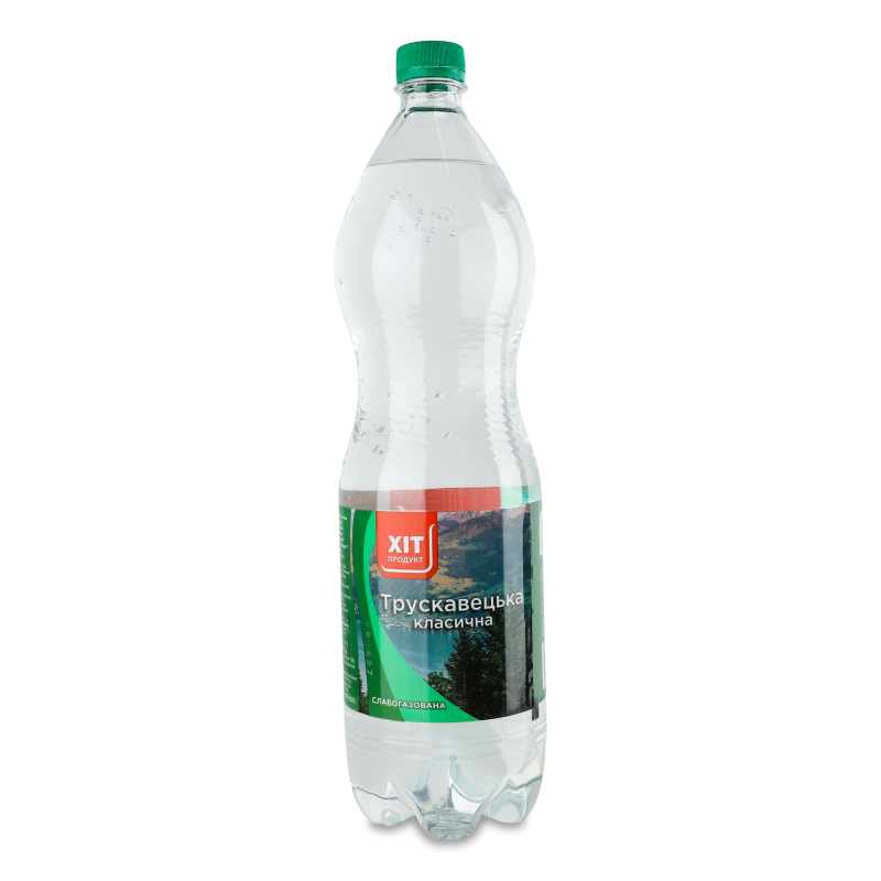 Вода питна Трускавецька класична слабогазована 1,5л пет Хіт Продукт