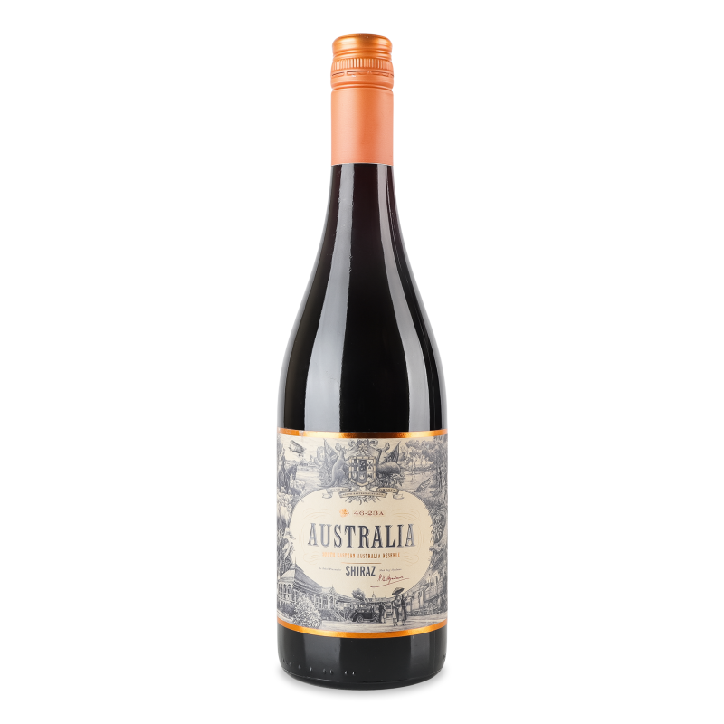 Вино Shiraz червоне сухе 13% 0,75л Australia