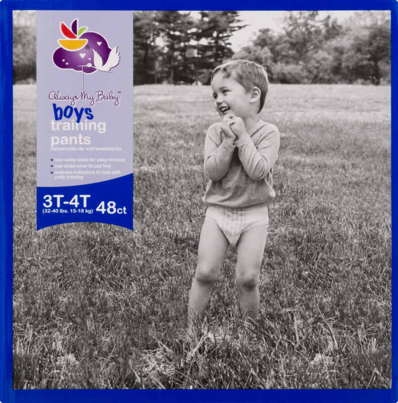 Always My Baby Boy Training Pants 3T4T 48 CT Always My Baby