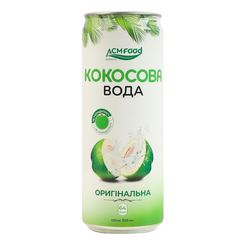 Вода кокосова Оригінальна ACMFood з/б