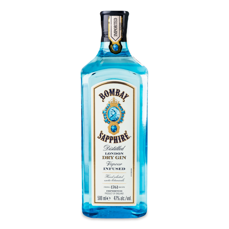 Джин Sapphire 47% 0,5л Bombay