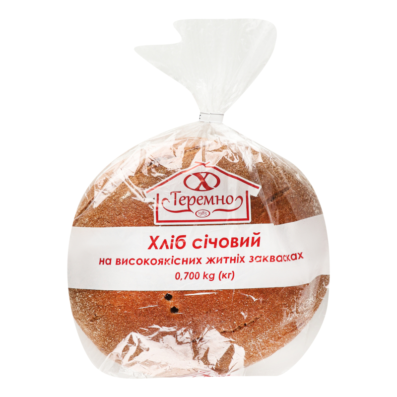 Хліб на високоякісних житніх заквасках Січовий Теремно м/у