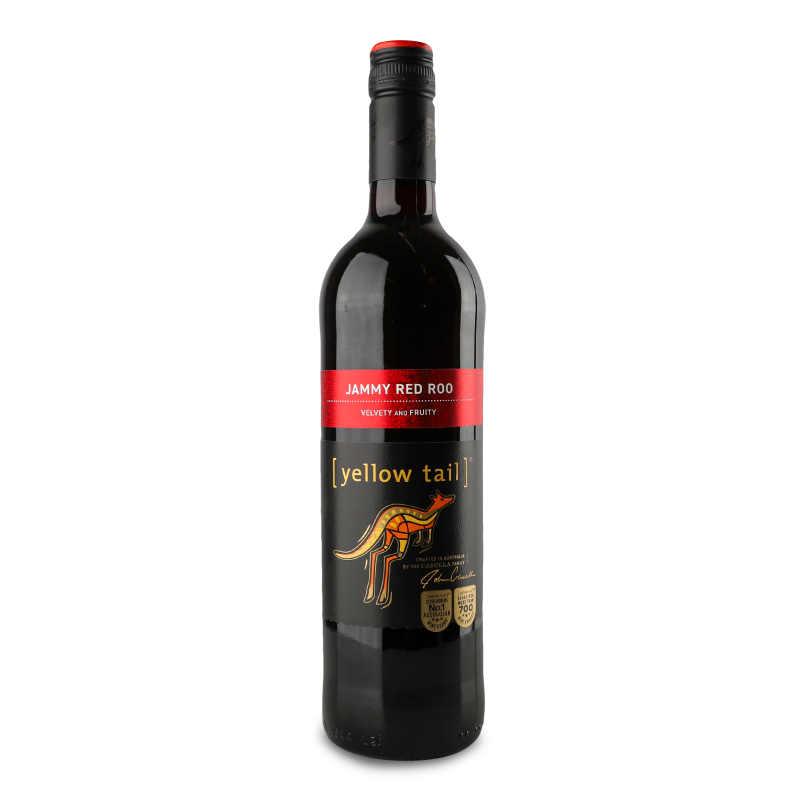 Вино Джеммі Ред Ру червоне н/солодке 12% 0,75л Йеллоу Тейл