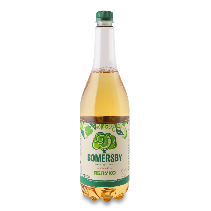 Сидр солодкий 4,7% 0,95л пет Somersby