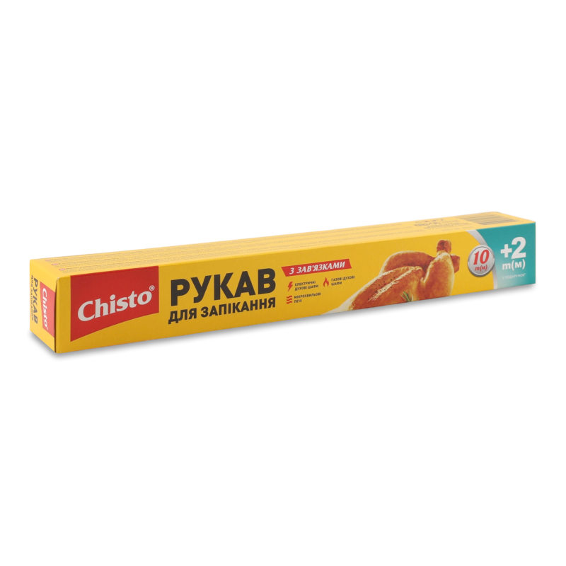 Рукав д/запікання з зав’язками 12м Chisto