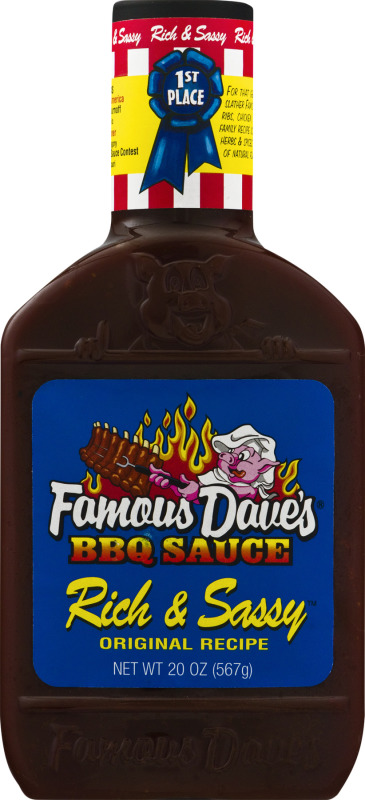 Famous Dave's Rich & Sassy BBQ Sauce Original Recipe Famous Dave's ...
