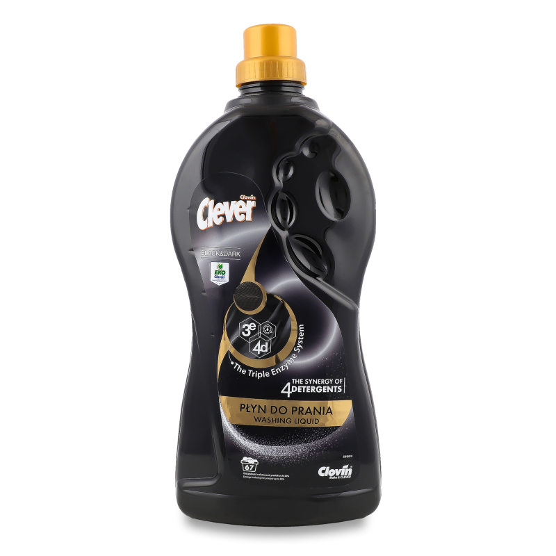 Засіб д/прання Блек енд Дарк рідкий 2л Клевер