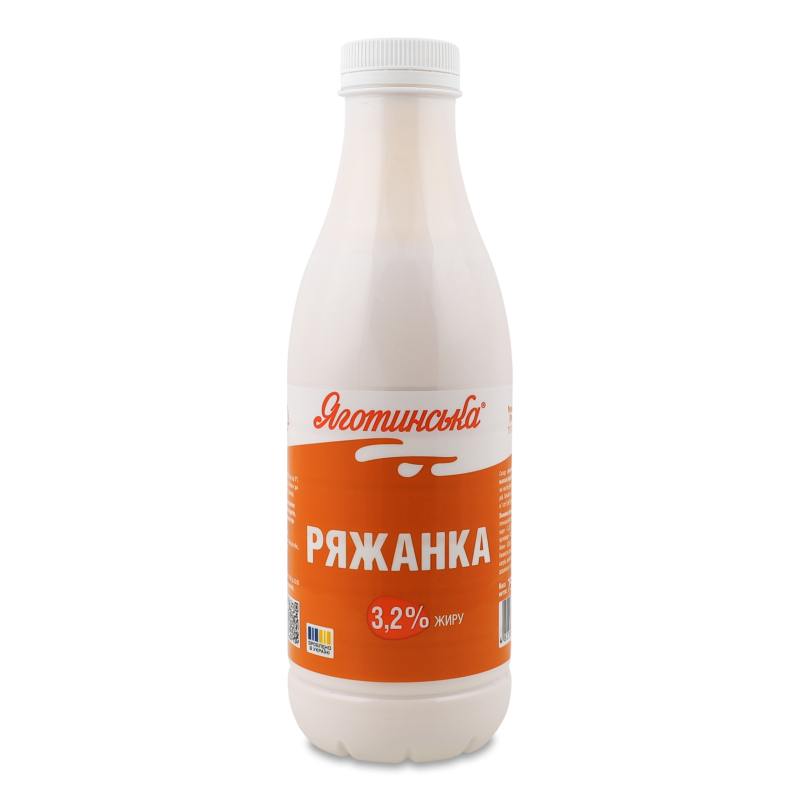 Ряжанка 3,2% 750г пет Яготинська