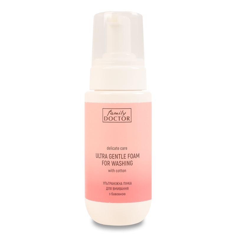 Пінка д/вмивання Delicate care з бавовною 200мл Family Doctor