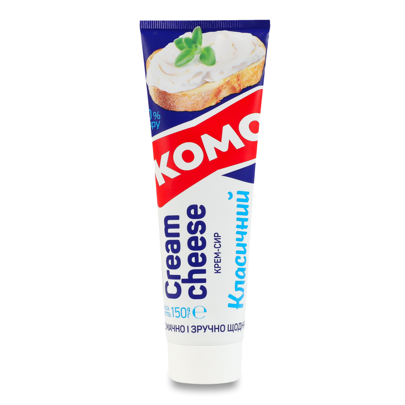 Крем-сир Класичний 60% 150г туба Комо